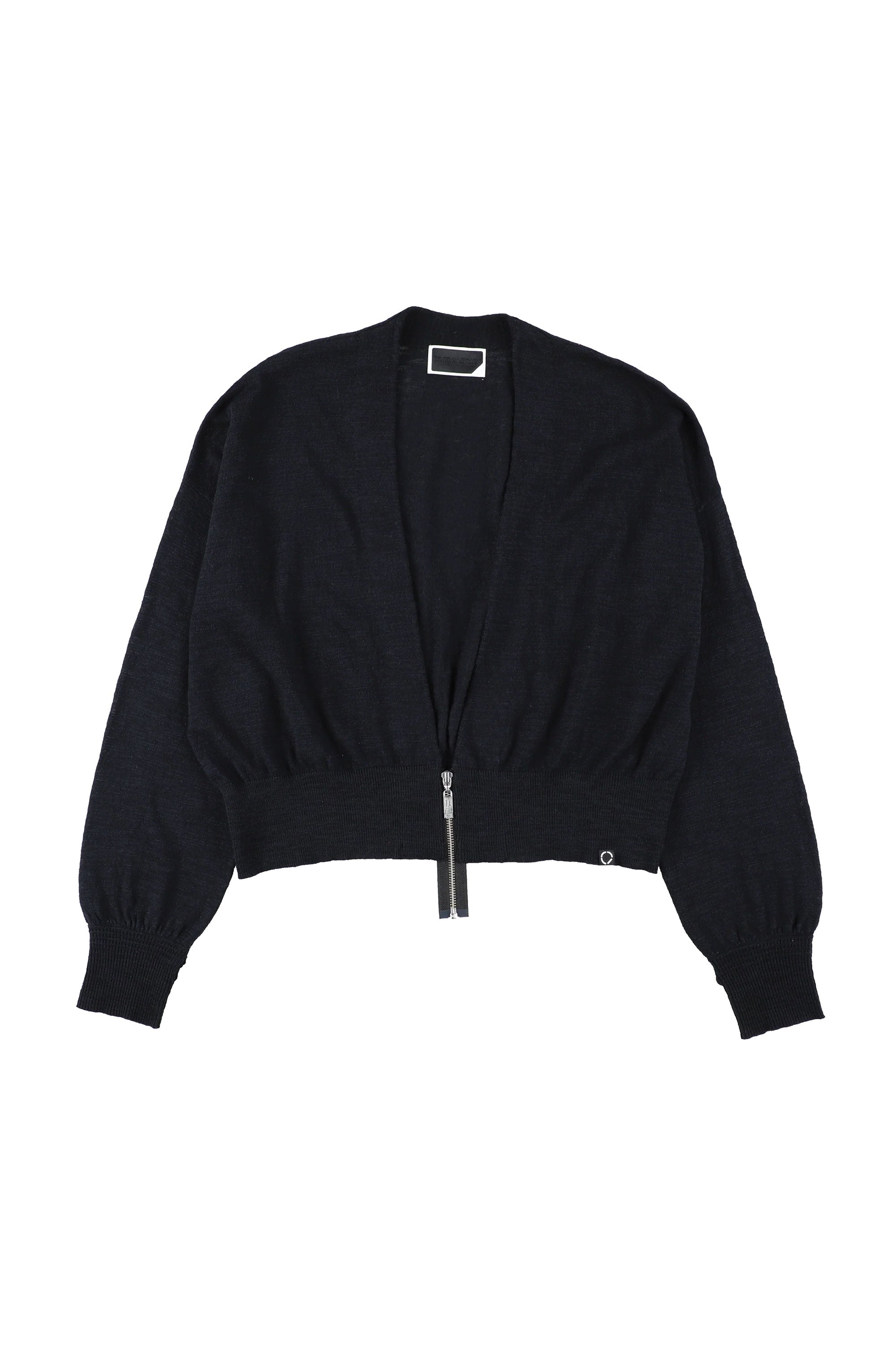 The SLAB GAUZE KNIT BOLERO BLACK available online with global shipping, and in PAM Stores Melbourne and Sydney.