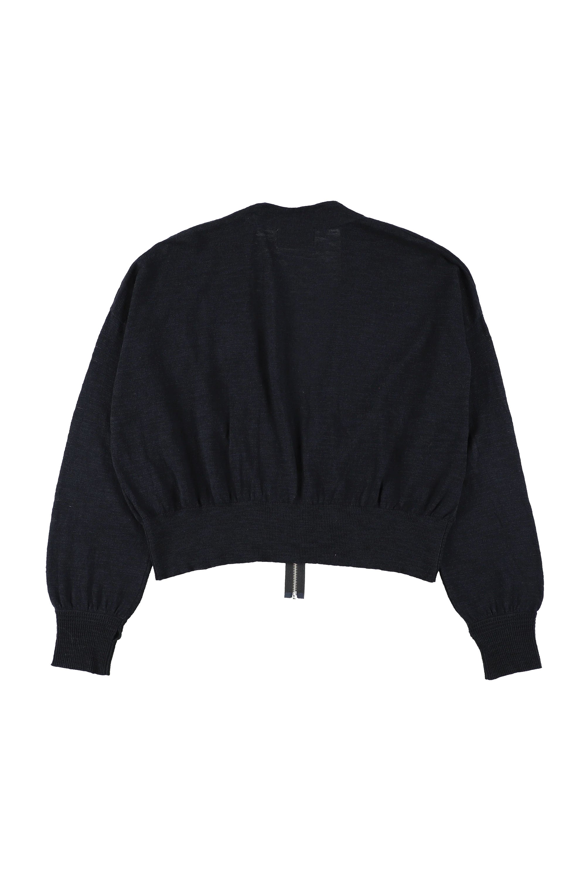 The SLAB GAUZE KNIT BOLERO BLACK available online with global shipping, and in PAM Stores Melbourne and Sydney.
