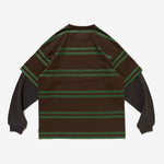 The SLDR 02 LS TEE COTTON BROWN available online with global shipping, and in PAM Stores Melbourne and Sydney.