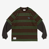 The SLDR 02 LS TEE COTTON BROWN available online with global shipping, and in PAM Stores Melbourne and Sydney.