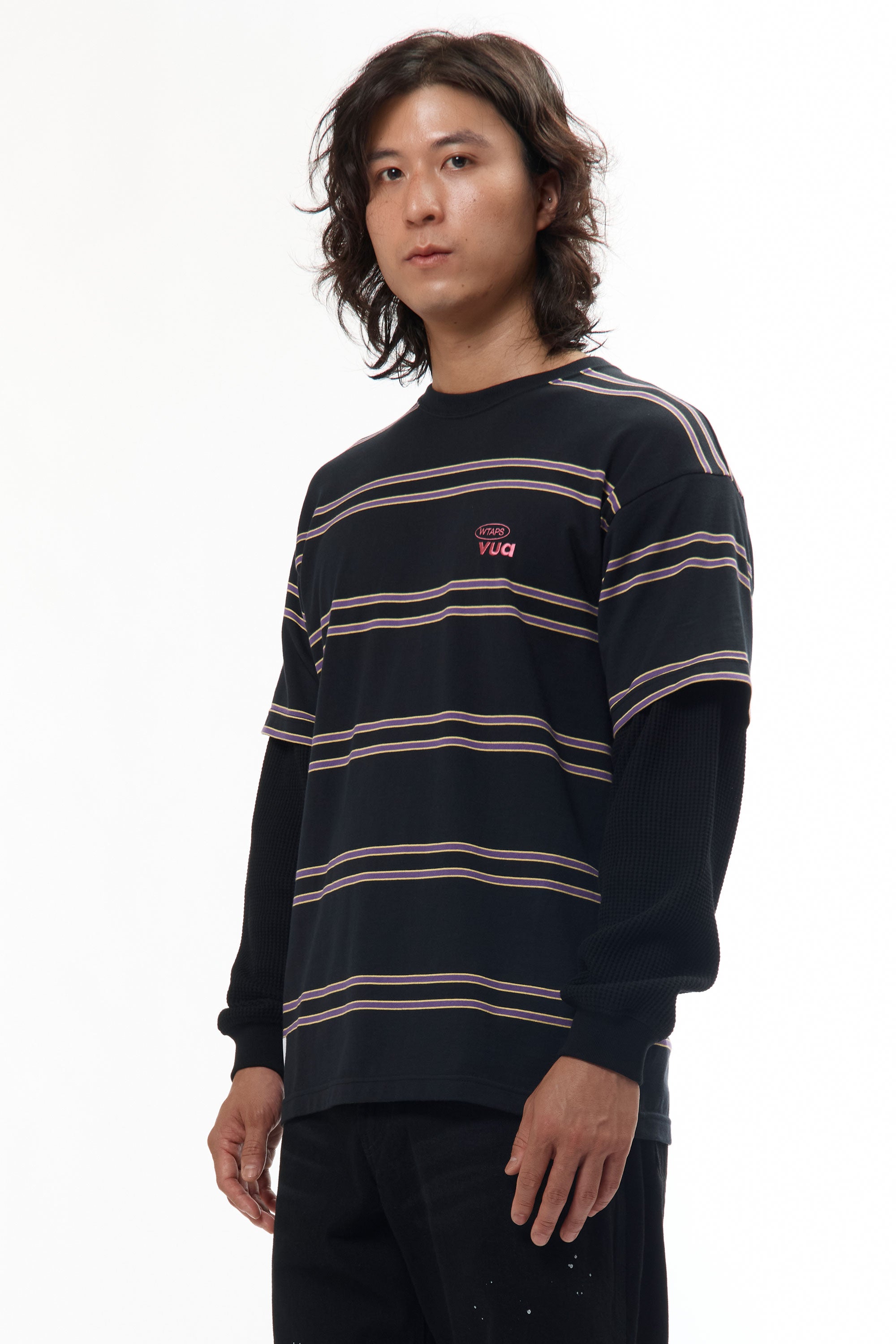 The SLDR 02 LS TEE COTTON BLACK available online with global shipping, and in PAM Stores Melbourne and Sydney.