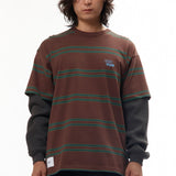 The SLDR 02 LS TEE COTTON BROWN available online with global shipping, and in PAM Stores Melbourne and Sydney.