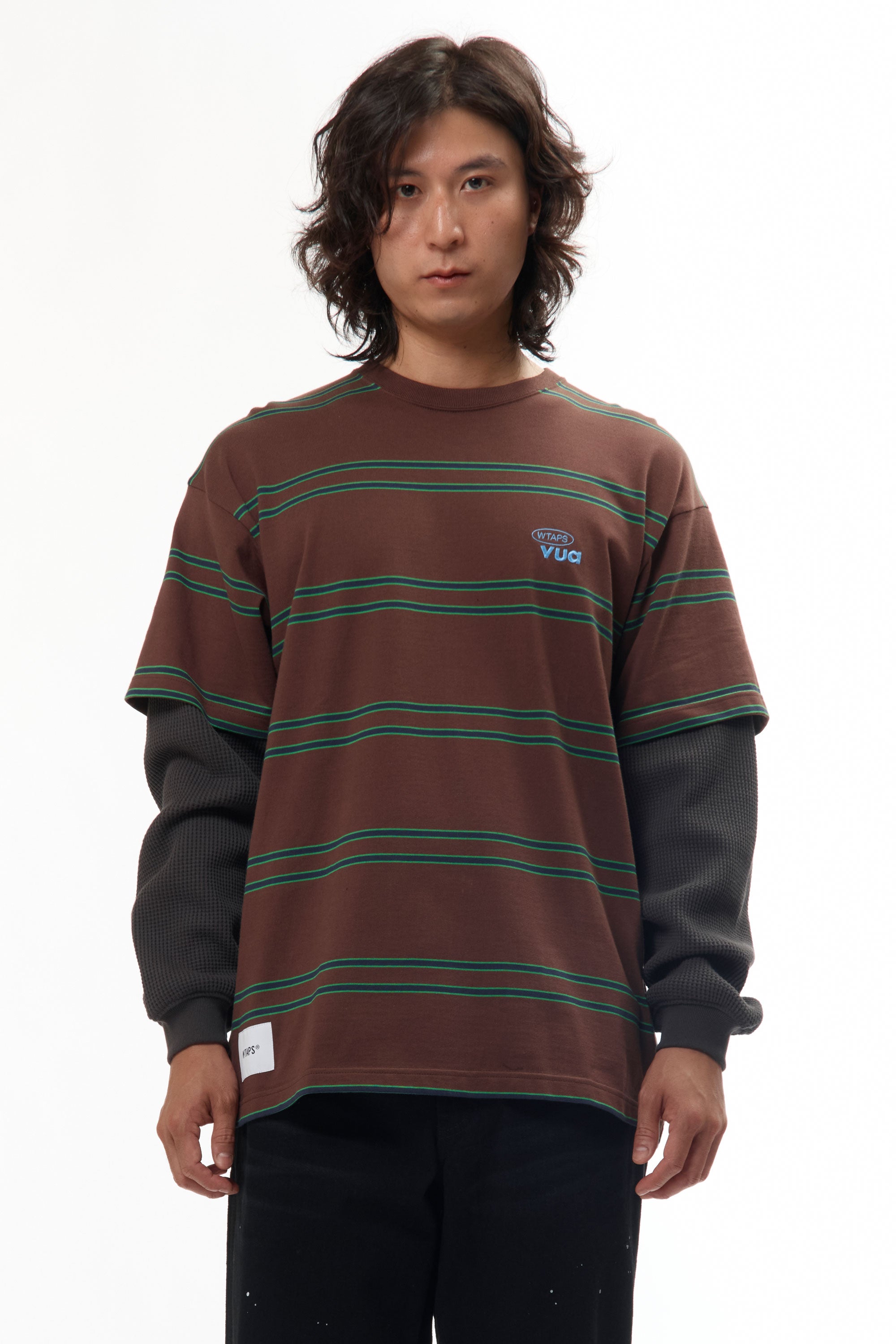 The SLDR 02 LS TEE COTTON BROWN available online with global shipping, and in PAM Stores Melbourne and Sydney.