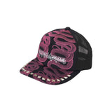 SNAKE LOOP Studded Mesh Cap Black