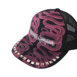 SNAKE LOOP Studded Mesh Cap Black