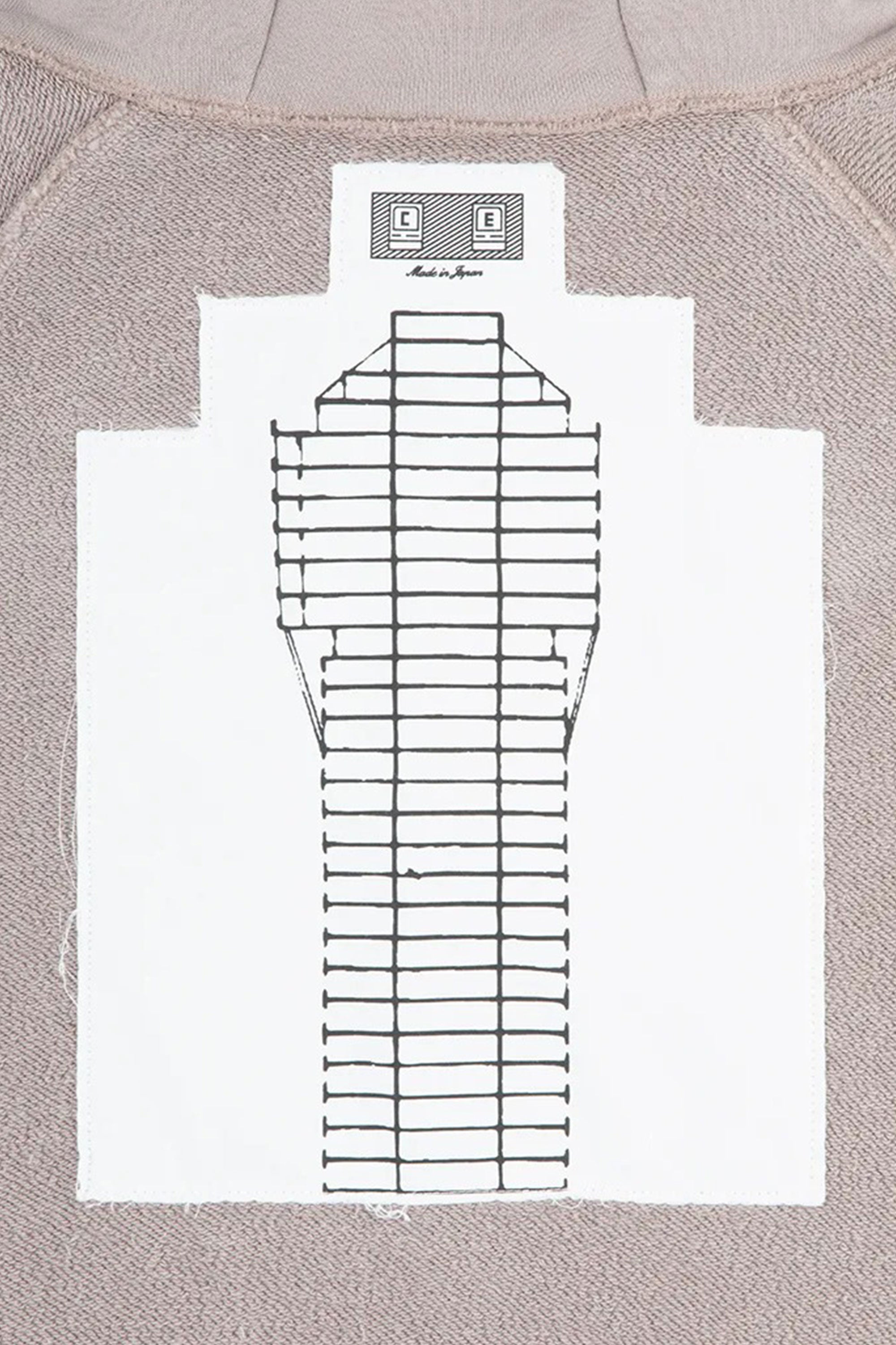 The SOLID BIG HEAVY ZIP HOODY BEIGE available online with global shipping, and in PAM Stores Melbourne and Sydney.