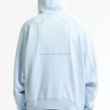 The SOLID BIG HEAVY ZIP HOODY BLUE available online with global shipping, and in PAM Stores Melbourne and Sydney.