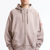 The SOLID BIG HEAVY ZIP HOODY BEIGE available online with global shipping, and in PAM Stores Melbourne and Sydney.