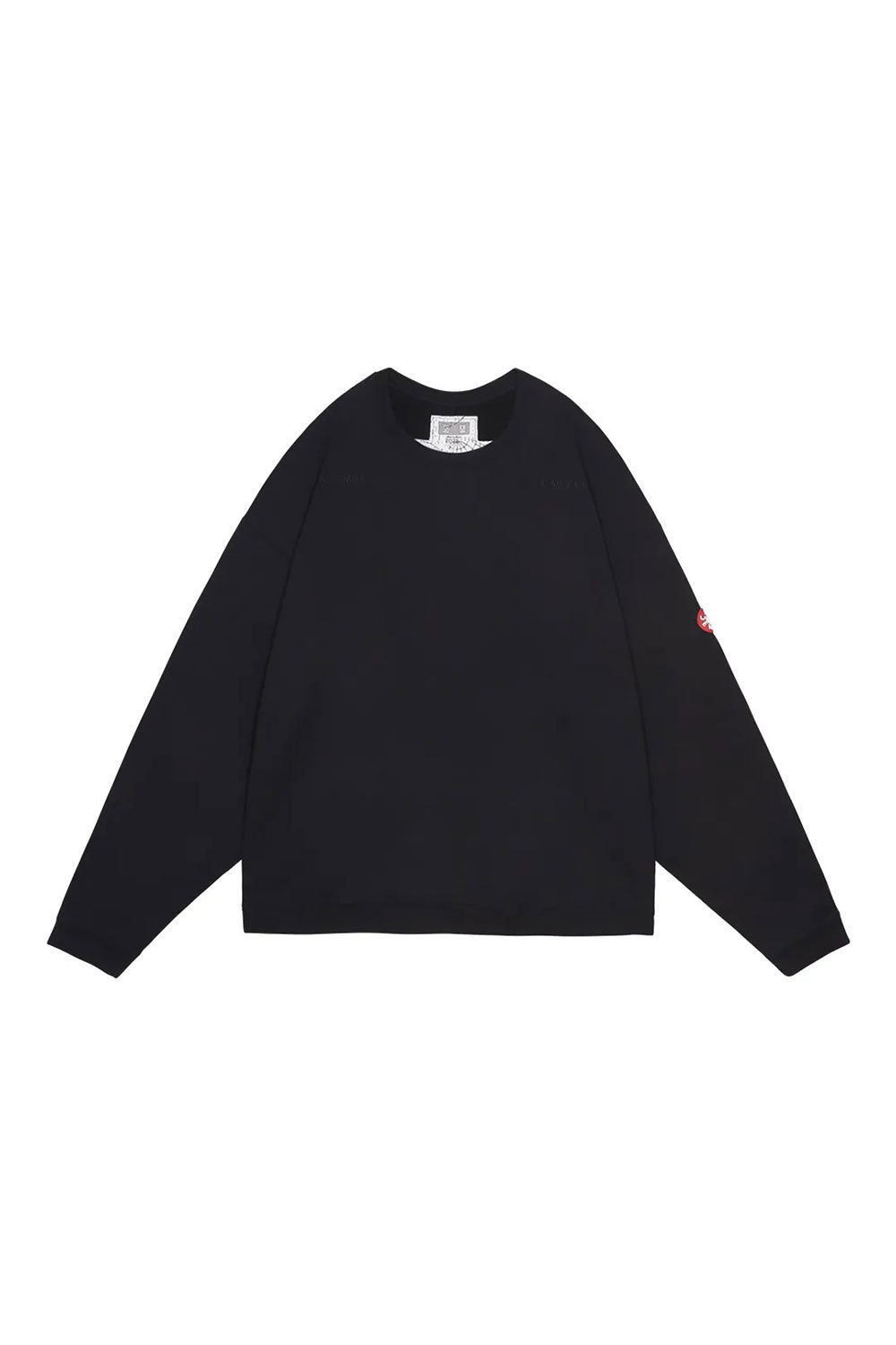 The SOLID LOOSE CREW NECK BLACK available online with global shipping, and in PAM Stores Melbourne and Sydney.