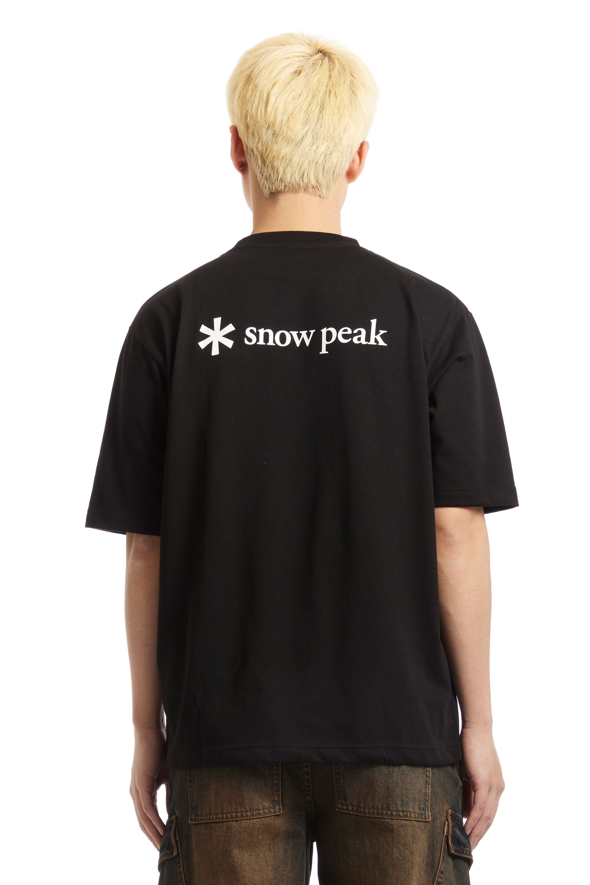 The SNOW PEAK - SP BACK PRINTED LOGO TEE  available online with global shipping, and in PAM Stores Melbourne and Sydney.