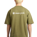 The SNOW PEAK - SP BACK PRINTED LOGO TEE  available online with global shipping, and in PAM Stores Melbourne and Sydney.