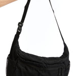The SNOW PEAK - MIDDLE SHOULDER BAG BLACK available online with global shipping, and in PAM Stores Melbourne and Sydney.