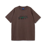 The BOTT - SPACE LOGO TEE BROWN  available online with global shipping, and in PAM Stores Melbourne and Sydney.