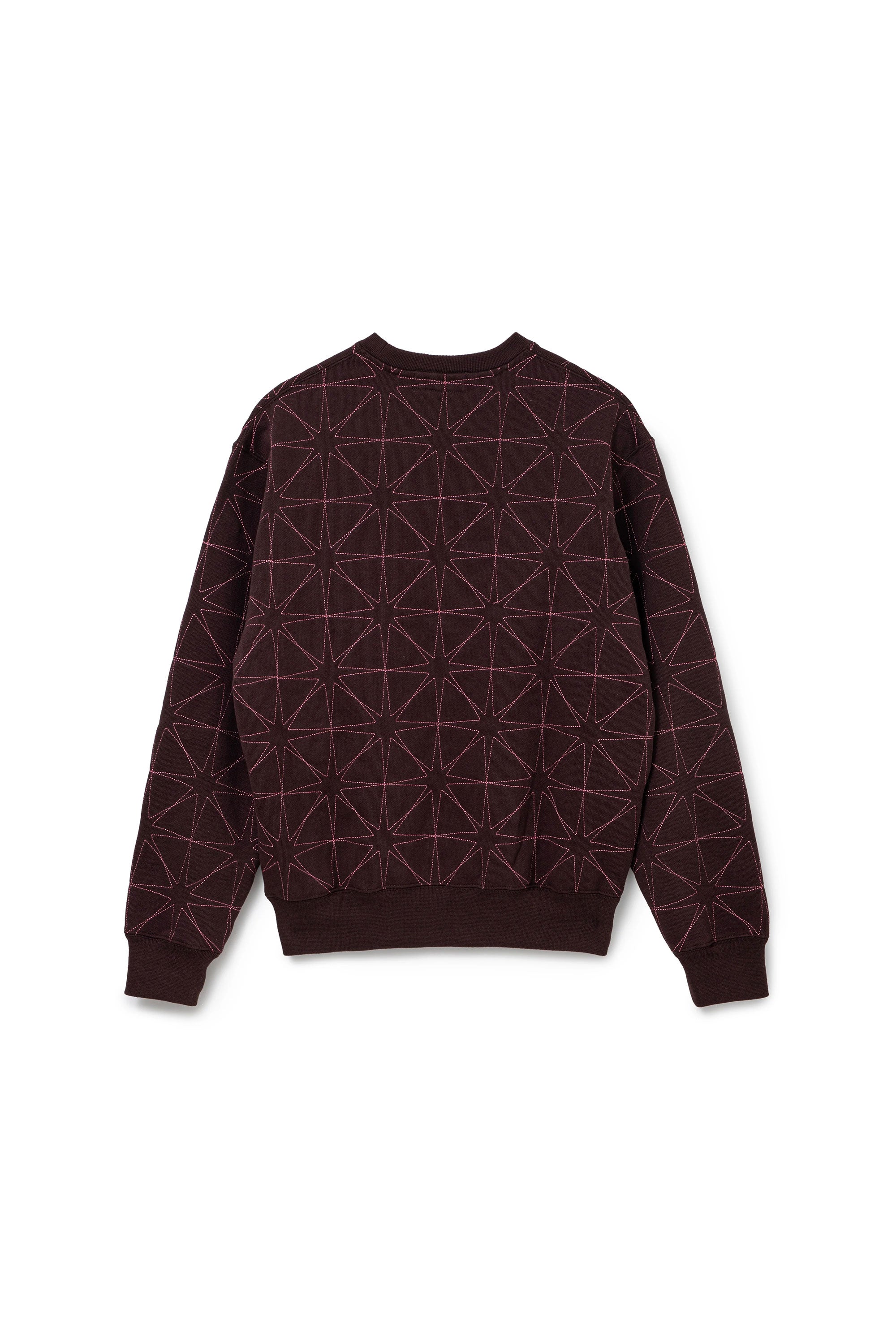 The Sparkle Stitched Crewneck Brown available online with global shipping, and in PAM Stores Melbourne and Sydney.