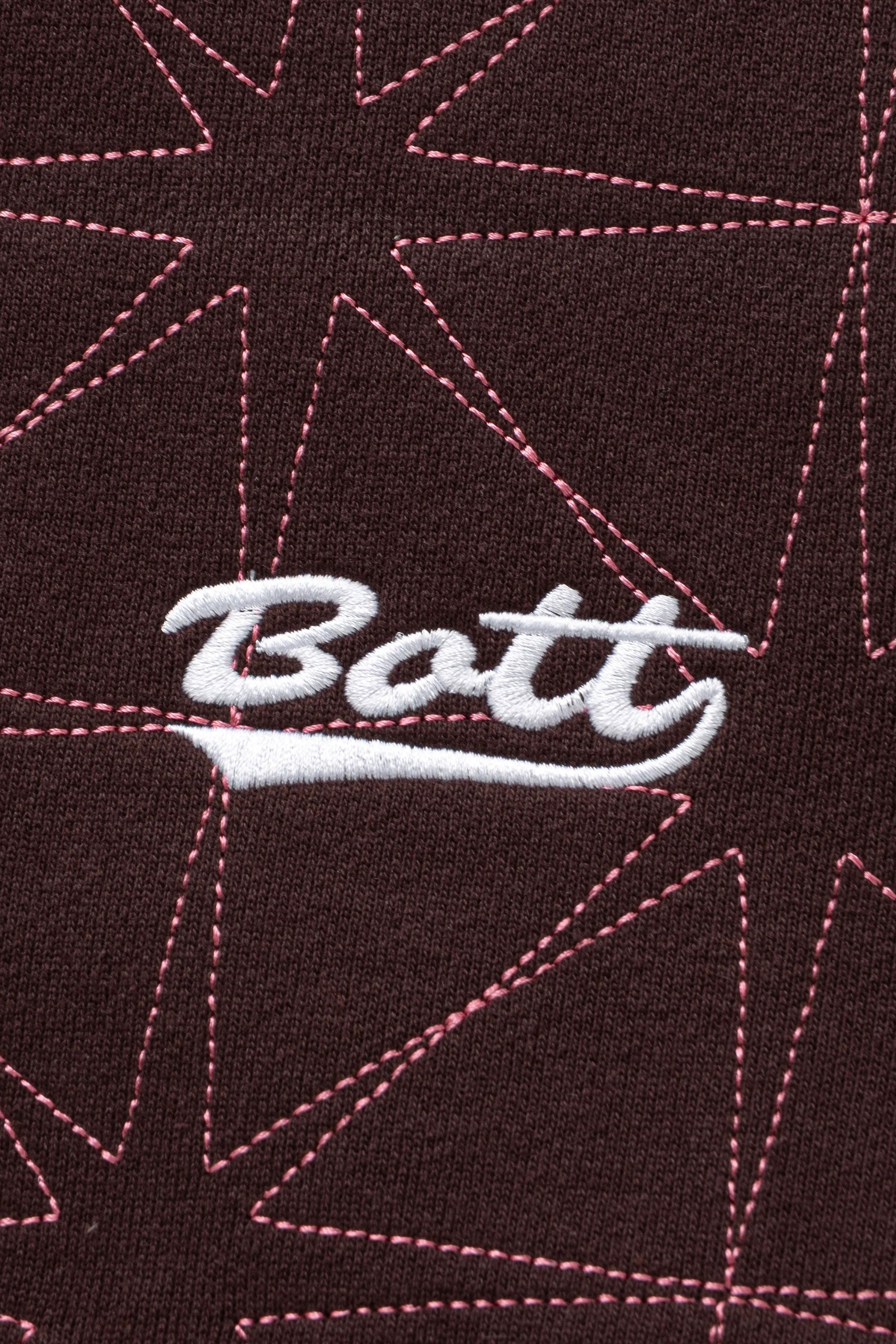 The Sparkle Stitched Crewneck Brown available online with global shipping, and in PAM Stores Melbourne and Sydney.