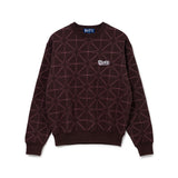 The Sparkle Stitched Crewneck Brown available online with global shipping, and in PAM Stores Melbourne and Sydney.
