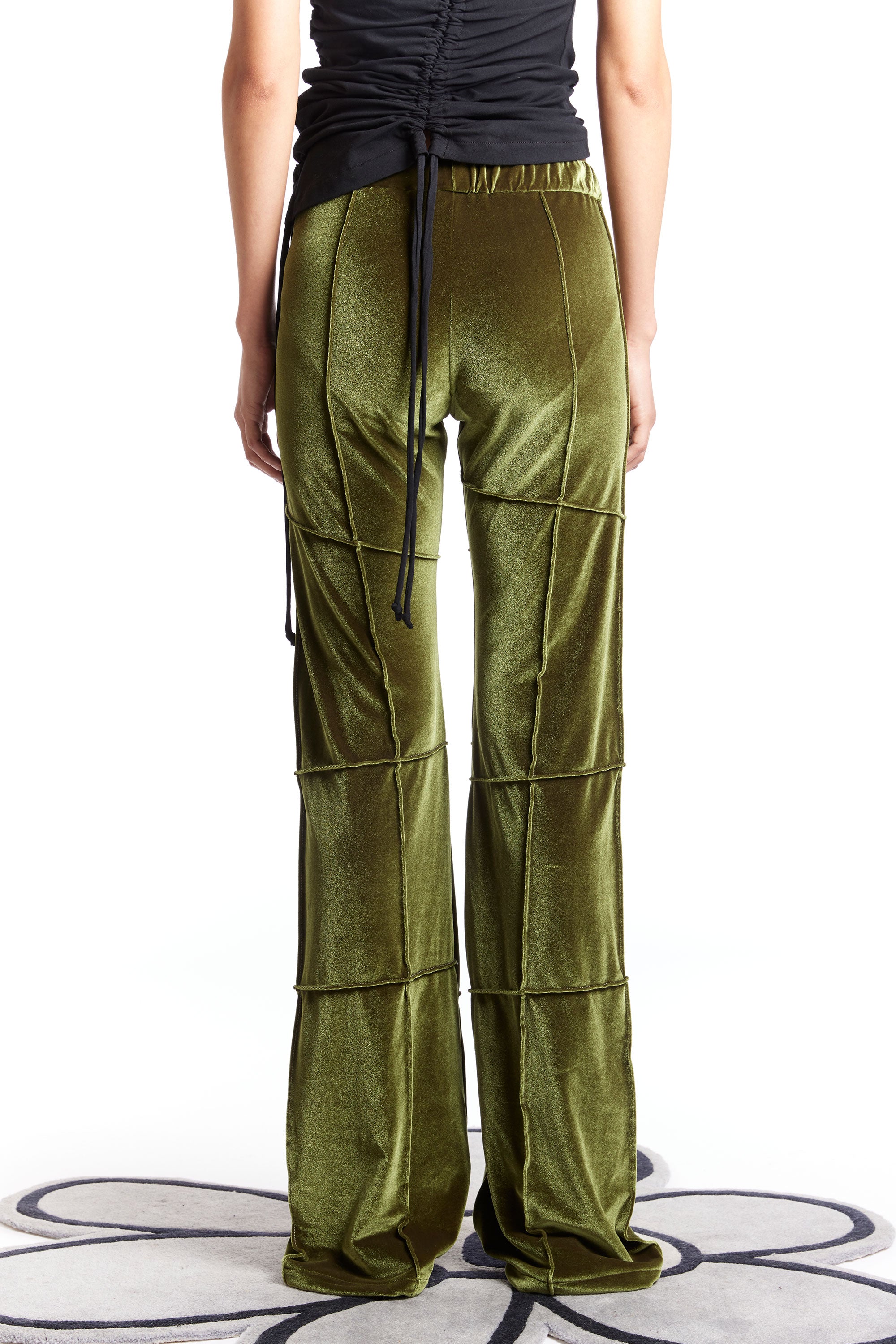 The KARLA LAIDLAW - SPIDER PANT FLARE OLIVE  available online with global shipping, and in PAM Stores Melbourne and Sydney.