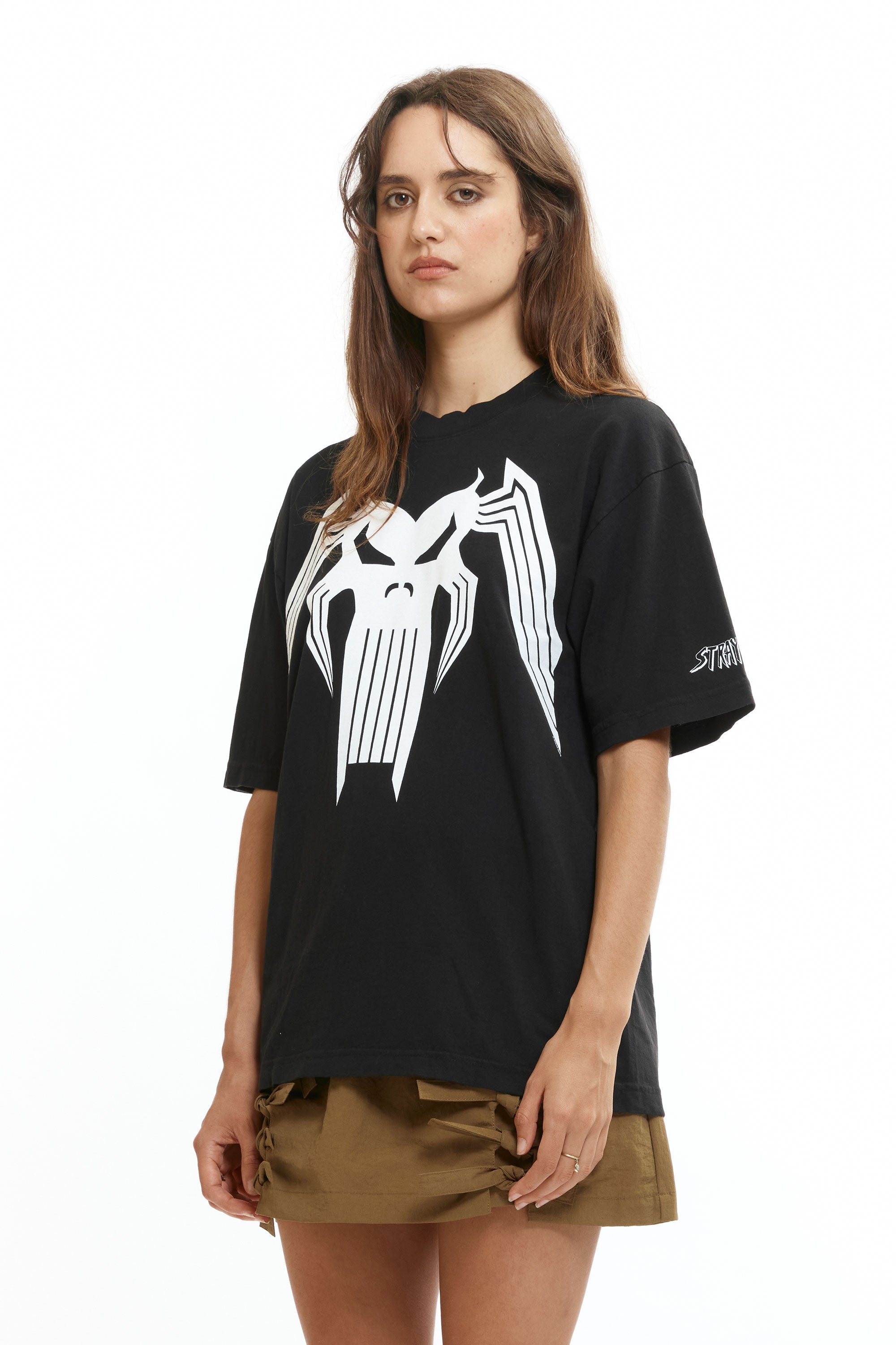 The Spidey Tee Black available online with global shipping, and in PAM Stores Melbourne and Sydney.