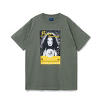 The SPIRITUAL TEE OLIVE  available online with global shipping, and in PAM Stores Melbourne and Sydney.