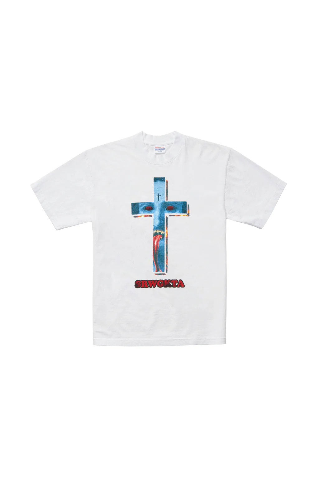 The SRWGKTA Tee White available online with global shipping, and in PAM Stores Melbourne and Sydney.