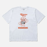 The NH X GIMME FIVE . TEE SS-1 WHITE available online with global shipping, and in PAM Stores Melbourne and Sydney.