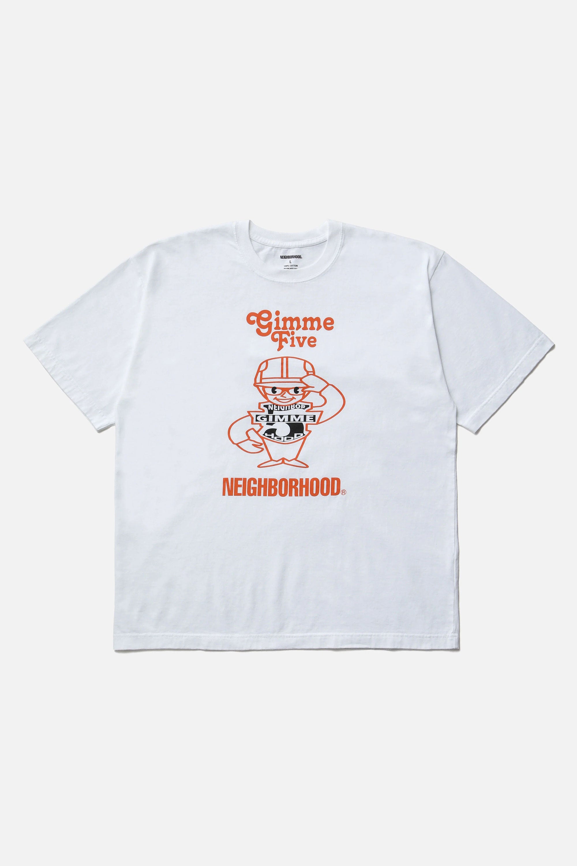 The NH X GIMME FIVE . TEE SS-1 WHITE available online with global shipping, and in PAM Stores Melbourne and Sydney.