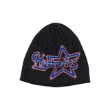 The STAR LOGO STUDDED BEANIE BLACK available online with global shipping, and in PAM Stores Melbourne and Sydney.