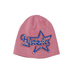 The STAR LOGO STUDDED BEANIE PINK available online with global shipping, and in PAM Stores Melbourne and Sydney.