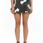 The Shooting Star Flip Pleat Mini Skirt available online with global shipping, and in PAM Stores Melbourne and Sydney.