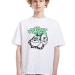 The STONED CAT SS TEE WHITE  available online with global shipping, and in PAM Stores Melbourne and Sydney.