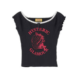 The STRAWBERRY FREAK CHIBI T-SHIRT BLACK available online with global shipping, and in PAM Stores Melbourne and Sydney.