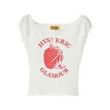 The STRAWBERRY FREAK CHIBI T-SHIRT WHITE available online with global shipping, and in PAM Stores Melbourne and Sydney.