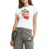 The Strawberry Baby Tee available online with global shipping, and in PAM Stores Melbourne and Sydney.