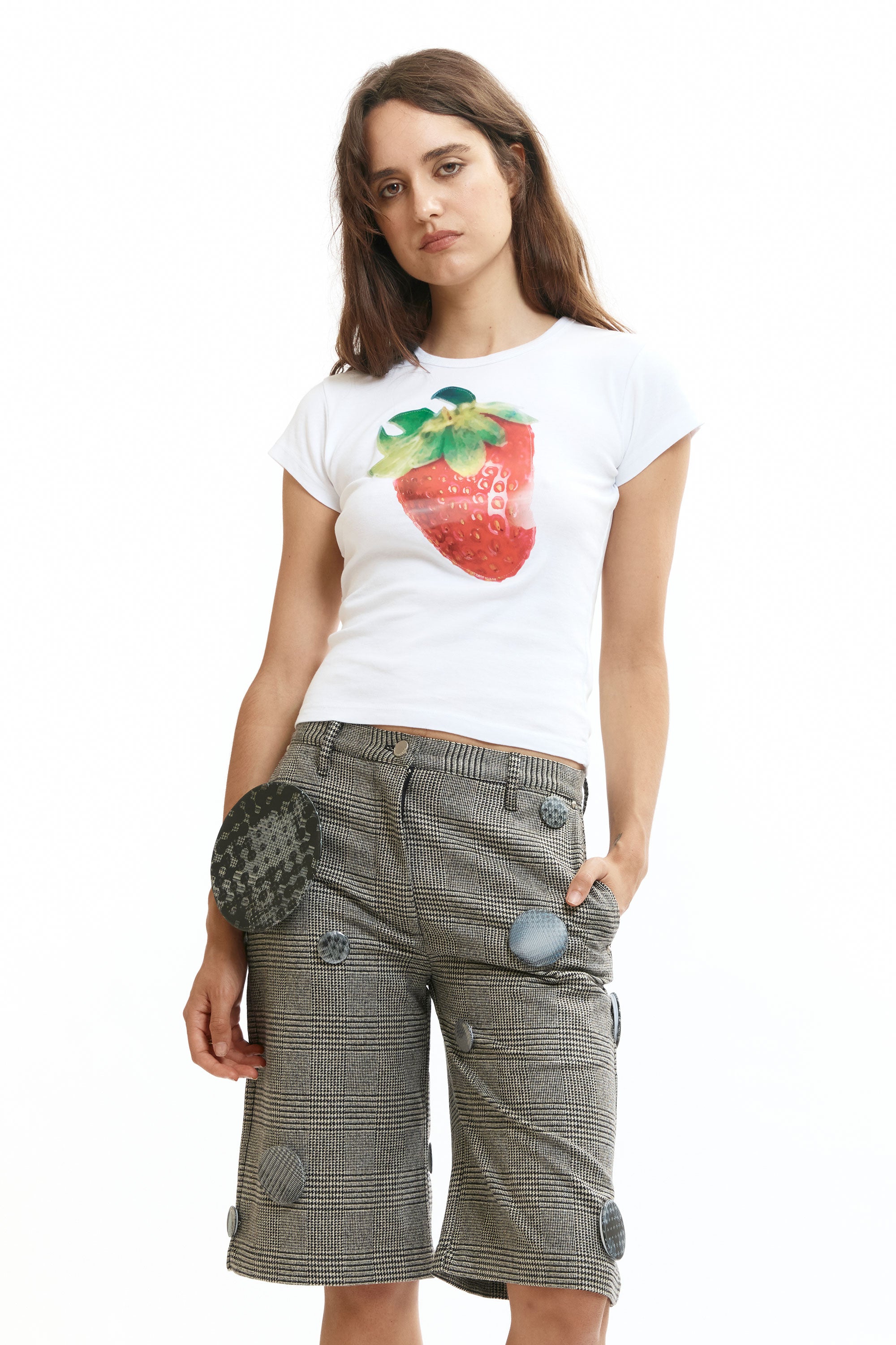 The Strawberry Baby Tee available online with global shipping, and in PAM Stores Melbourne and Sydney.
