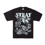 The Stray or Die Tee Black available online with global shipping, and in PAM Stores Melbourne and Sydney.