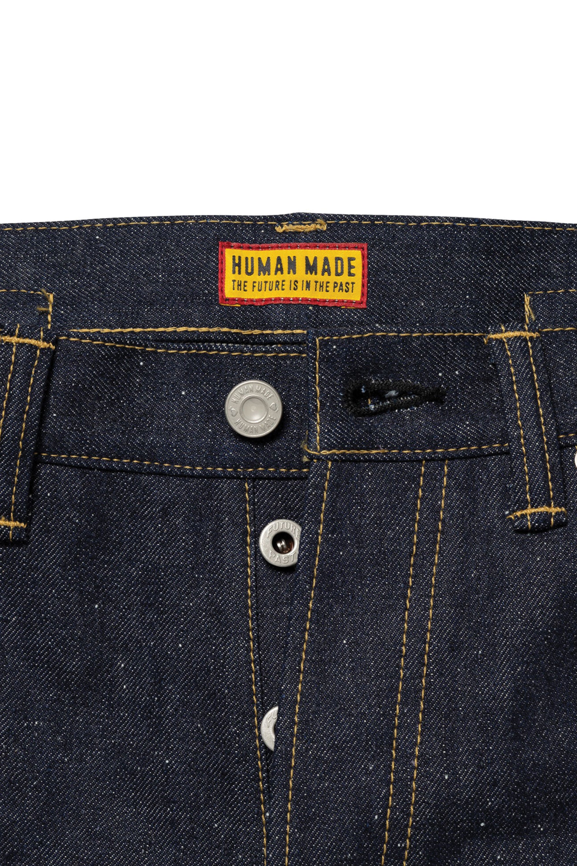 The STRAIGHT DENIM PANTS PAST INDIGO available online with global shipping, and in PAM Stores Melbourne and Sydney.