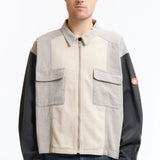The STRIPE CUT SHORT SHIRT JACKET available online with global shipping, and in PAM Stores Melbourne and Sydney.