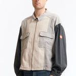 The STRIPE CUT SHORT SHIRT JACKET available online with global shipping, and in PAM Stores Melbourne and Sydney.