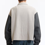 The STRIPE CUT SHORT SHIRT JACKET available online with global shipping, and in PAM Stores Melbourne and Sydney.