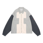 The STRIPE CUT SHORT SHIRT JACKET available online with global shipping, and in PAM Stores Melbourne and Sydney.