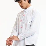 The FLOATING HEART SHIRT SAX available online with global shipping, and in PAM Stores Melbourne and Sydney.