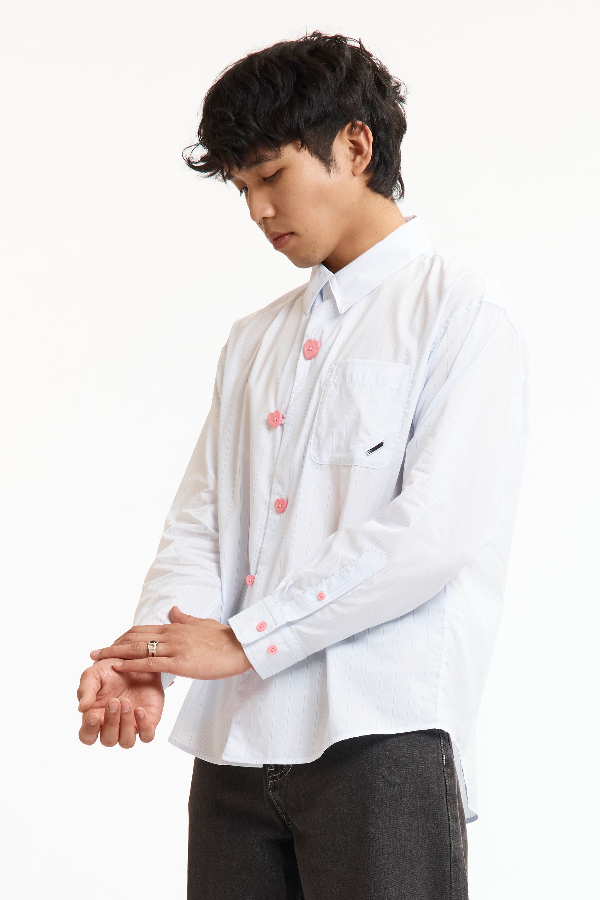 The FLOATING HEART SHIRT SAX available online with global shipping, and in PAM Stores Melbourne and Sydney.