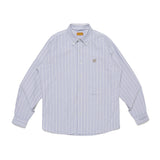 The STRIPE OX B.D SHIRT BLUE available online with global shipping, and in PAM Stores Melbourne and Sydney.