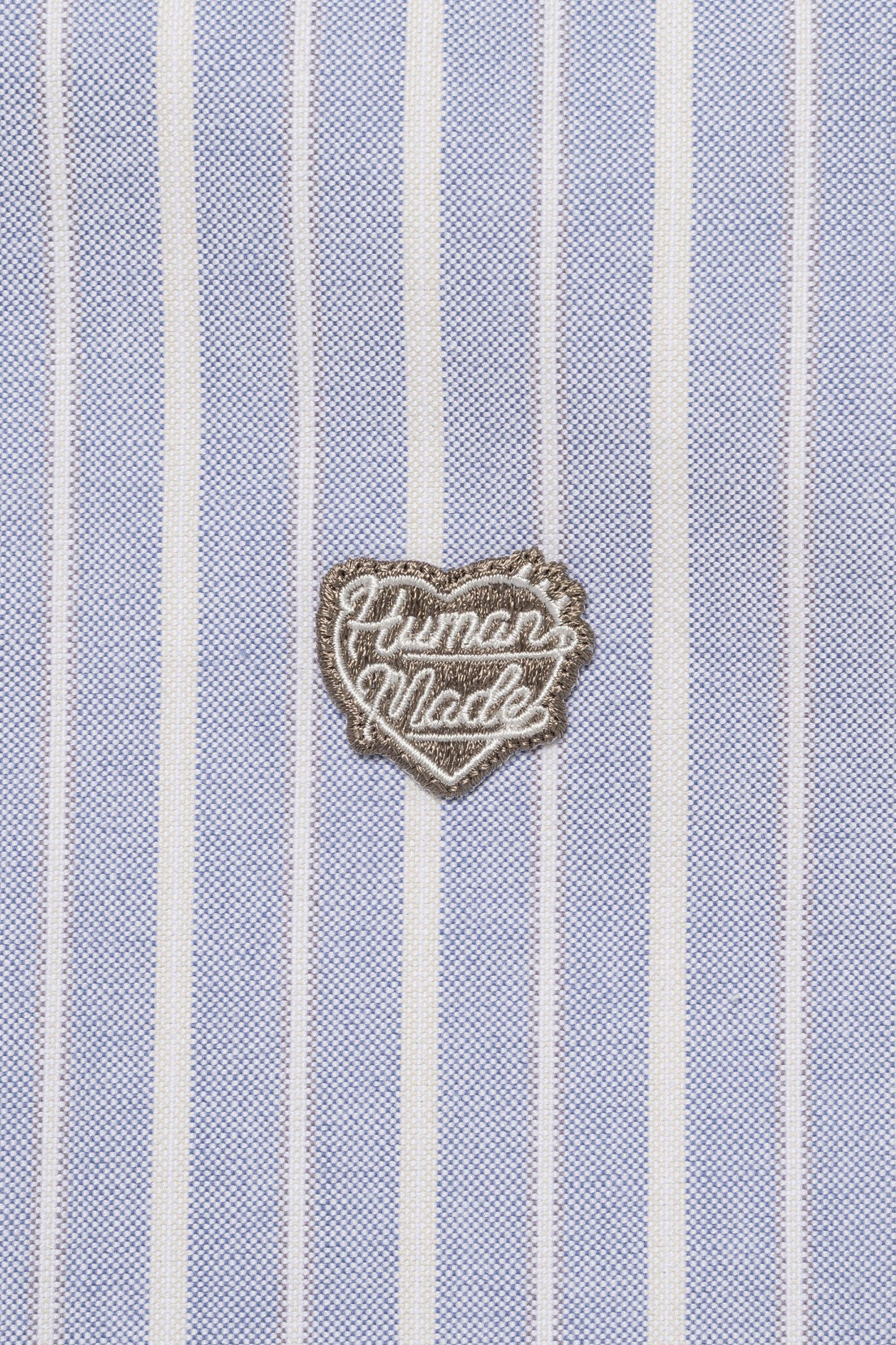 The STRIPE OX B.D SHIRT BLUE available online with global shipping, and in PAM Stores Melbourne and Sydney.