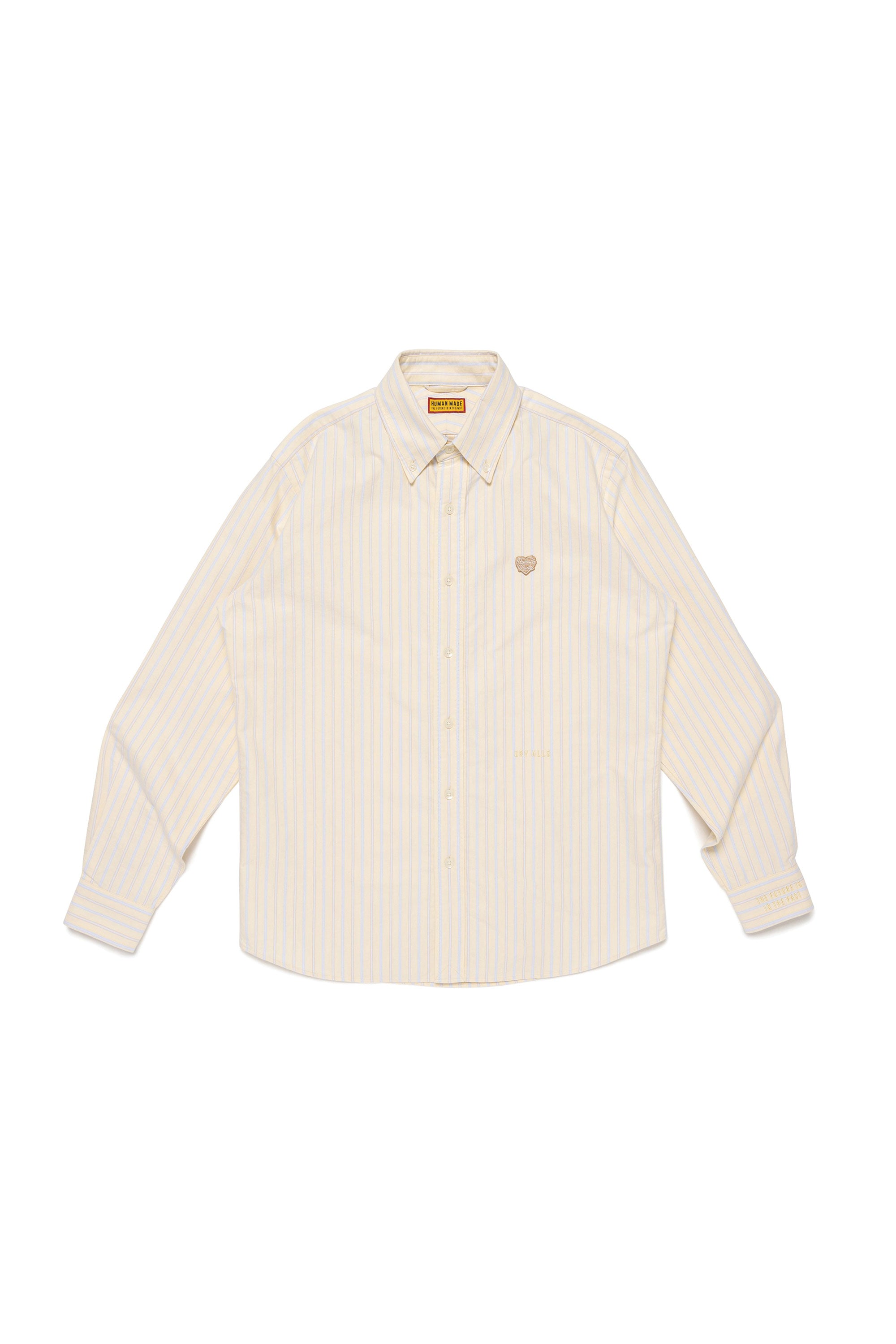 The STRIPE OX B.D SHIRT YELLOW available online with global shipping, and in PAM Stores Melbourne and Sydney.