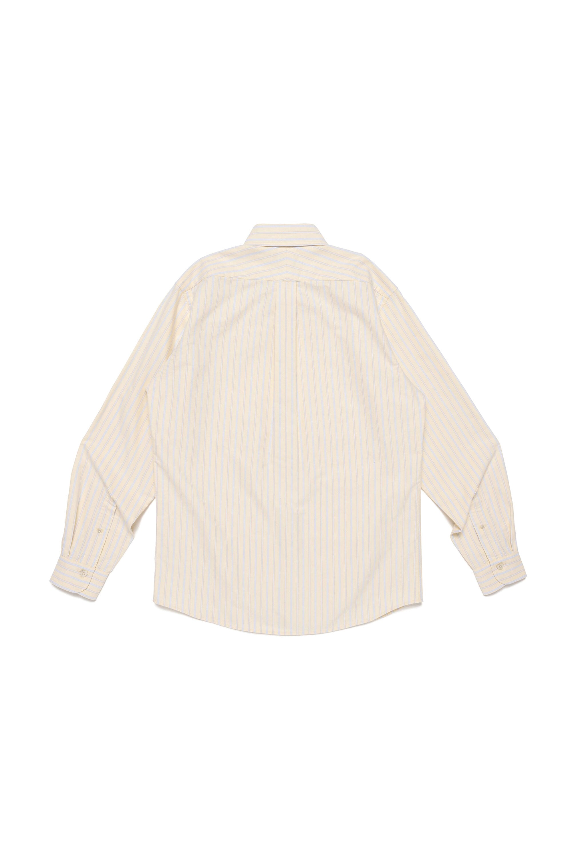 The STRIPE OX B.D SHIRT YELLOW available online with global shipping, and in PAM Stores Melbourne and Sydney.