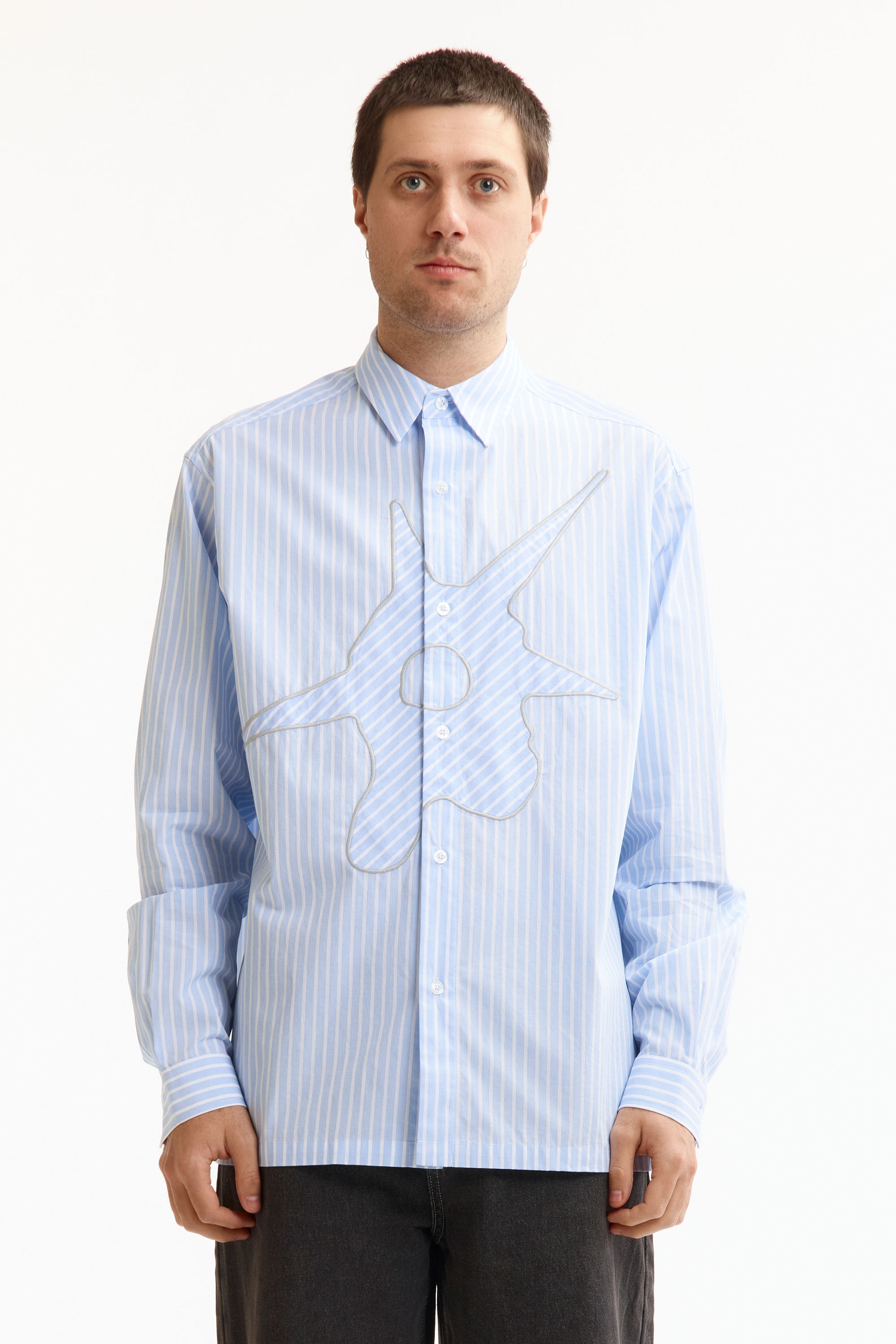 The URCHIN APPLIQUE SHIRT available online with global shipping, and in PAM Stores Melbourne and Sydney.