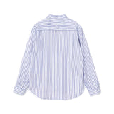 The Printed Striped Shirt Blue available online with global shipping, and in PAM Stores Melbourne and Sydney.