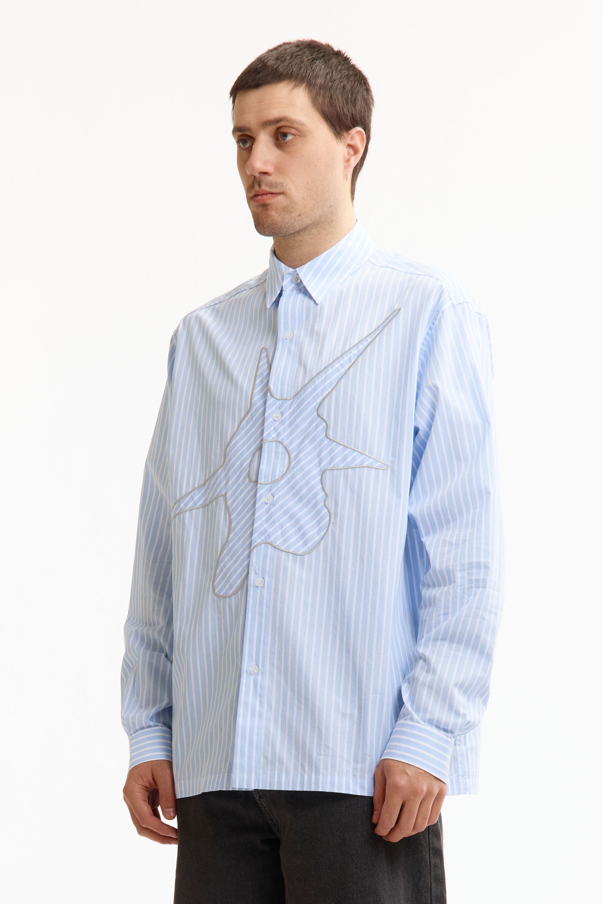 The URCHIN APPLIQUE SHIRT available online with global shipping, and in PAM Stores Melbourne and Sydney.