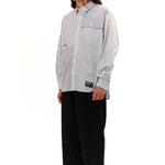 The MULTI STRIPE SHIRT LONGSLEEVE BLACK available online with global shipping, and in PAM Stores Melbourne and Sydney.